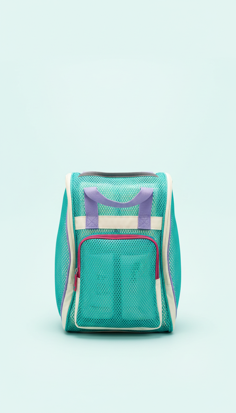 Bolsa mesh vibrante para beach tennis