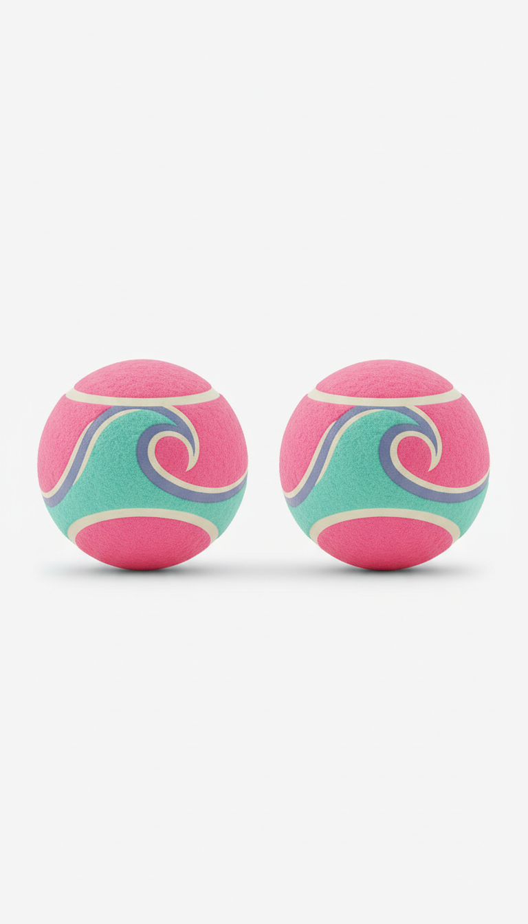 Kit de bolas Wave Pink para beach tennis